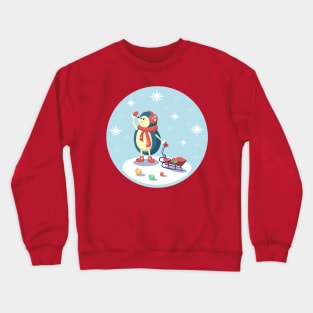 Christmas hedgehog Crewneck Sweatshirt